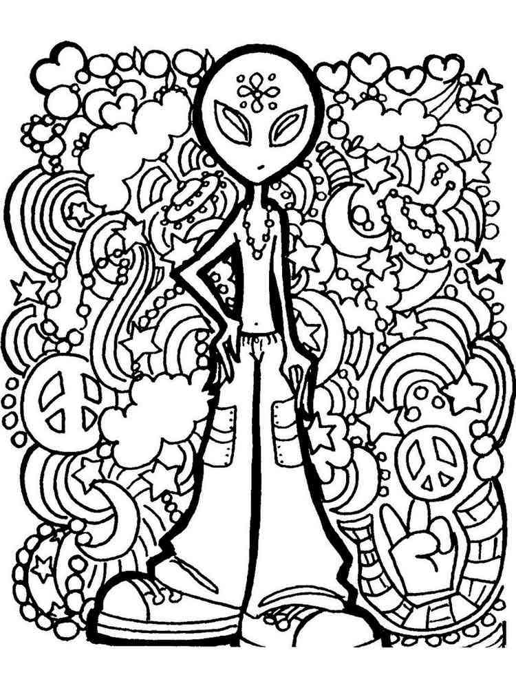 Psychedelic Coloring Pages For Adults