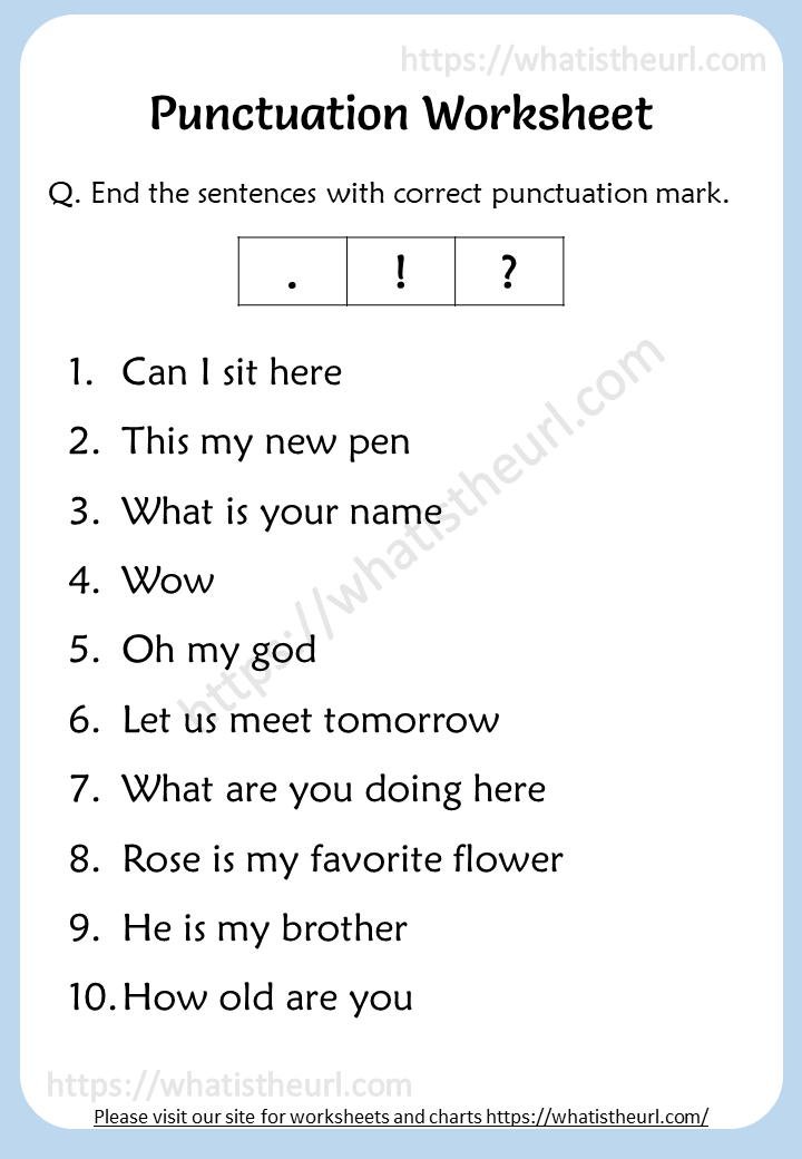 Punctuation Worksheets With Answers Enhance Your Grammar Skills Today 