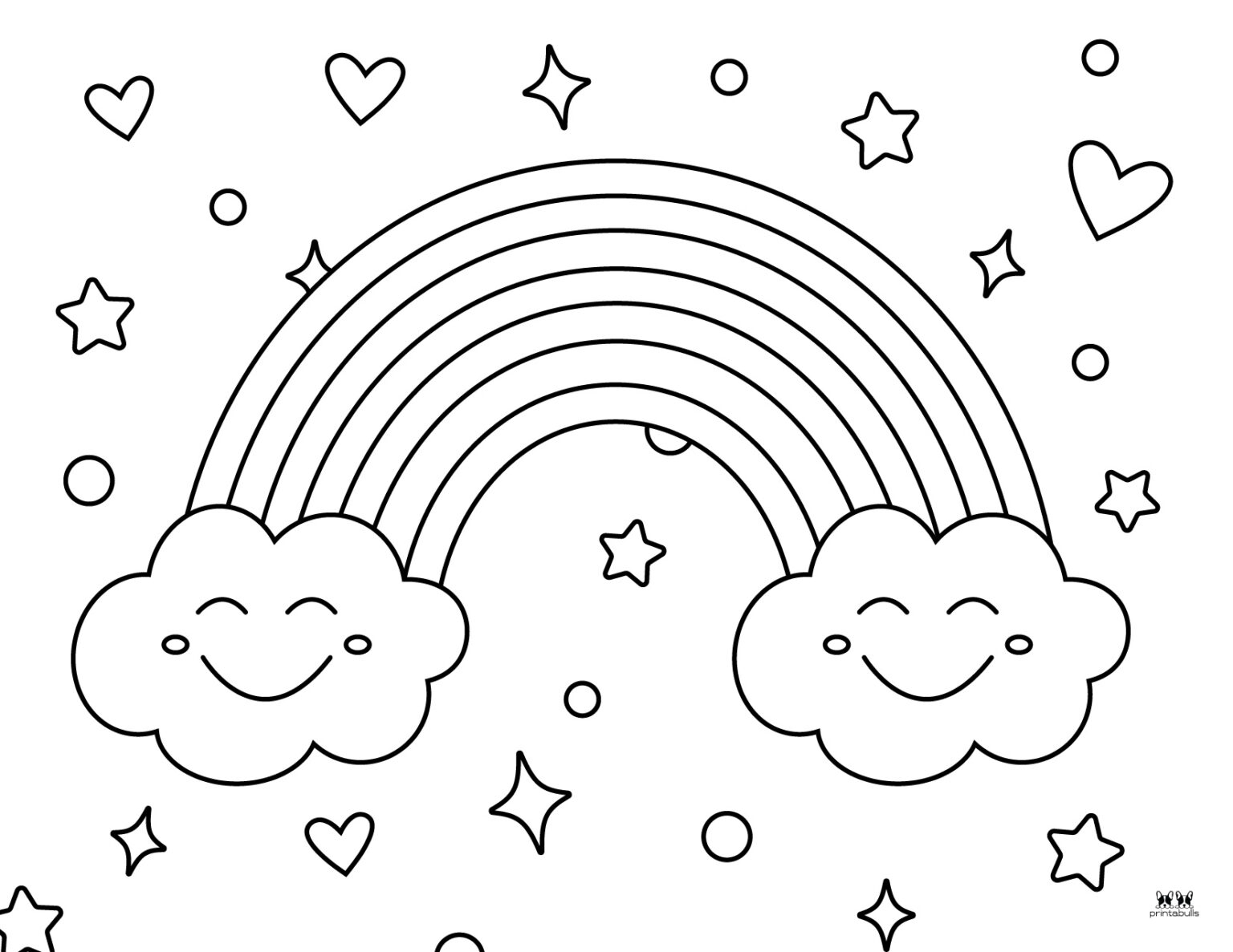 Rainbow Coloring Pages Printable