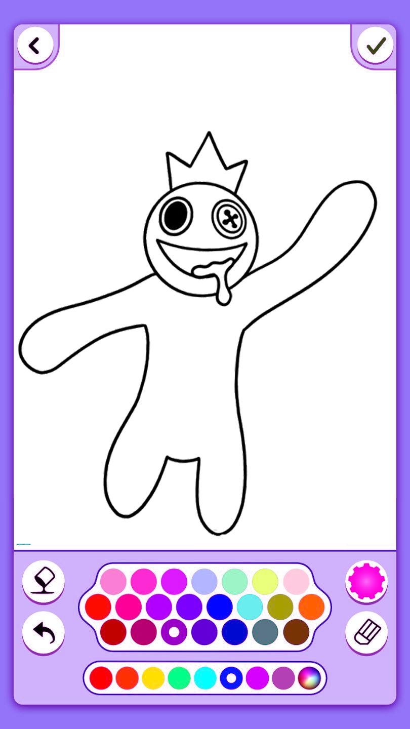 Rainbow Friends Coloring Pages APK For Android Download