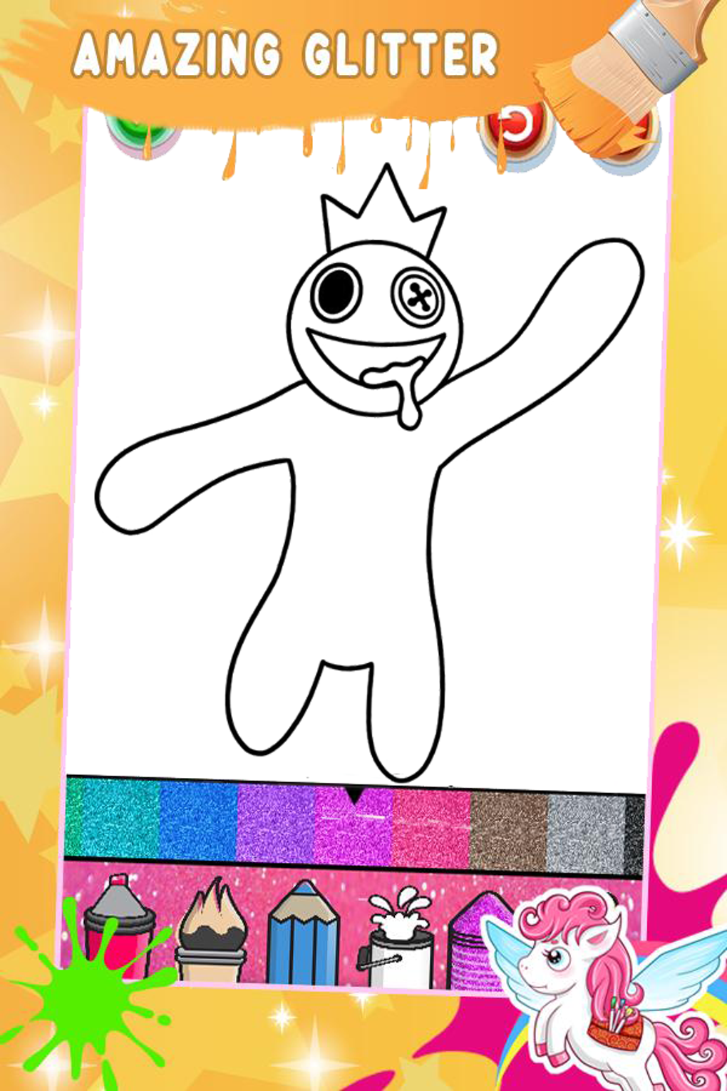 Rainbow Friends Colouring In Free Free Printable Templates