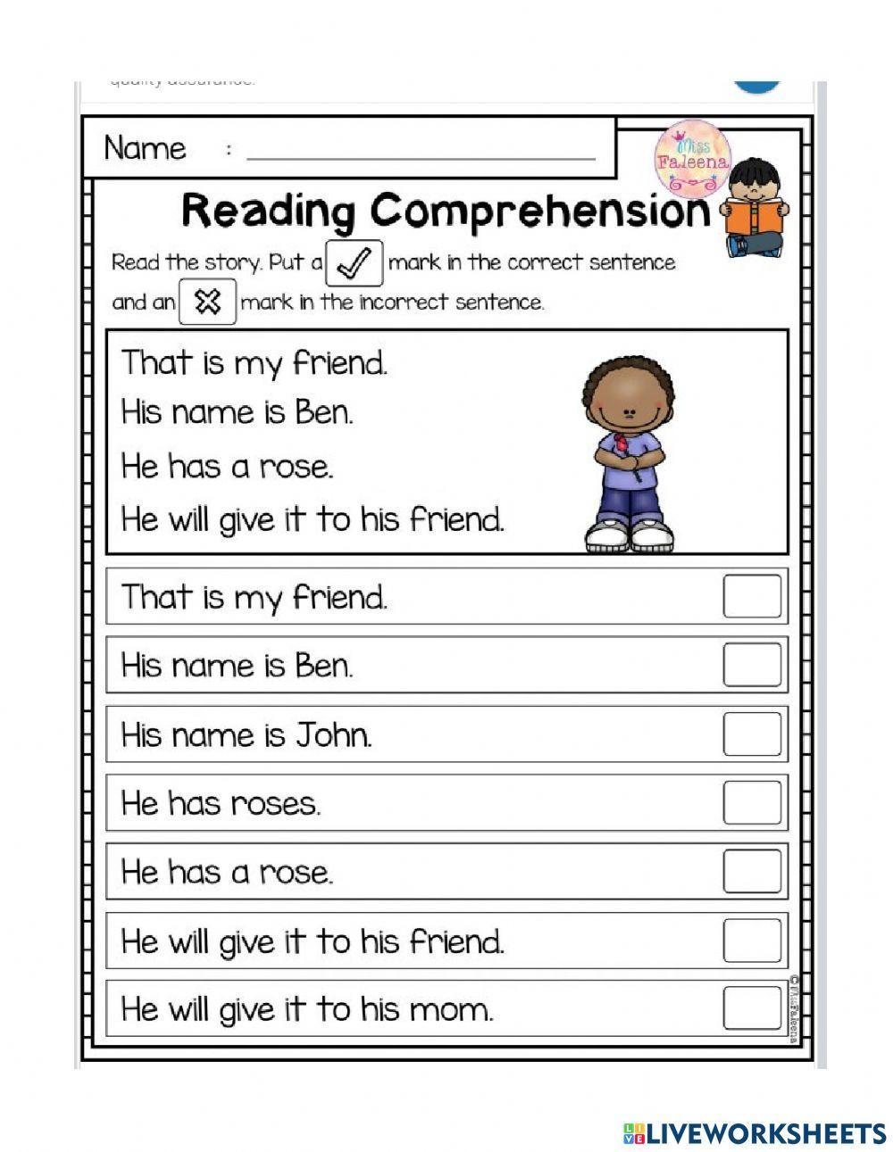 Reading Comprehension Worksheets For Higher Grades Your Home Teacher 