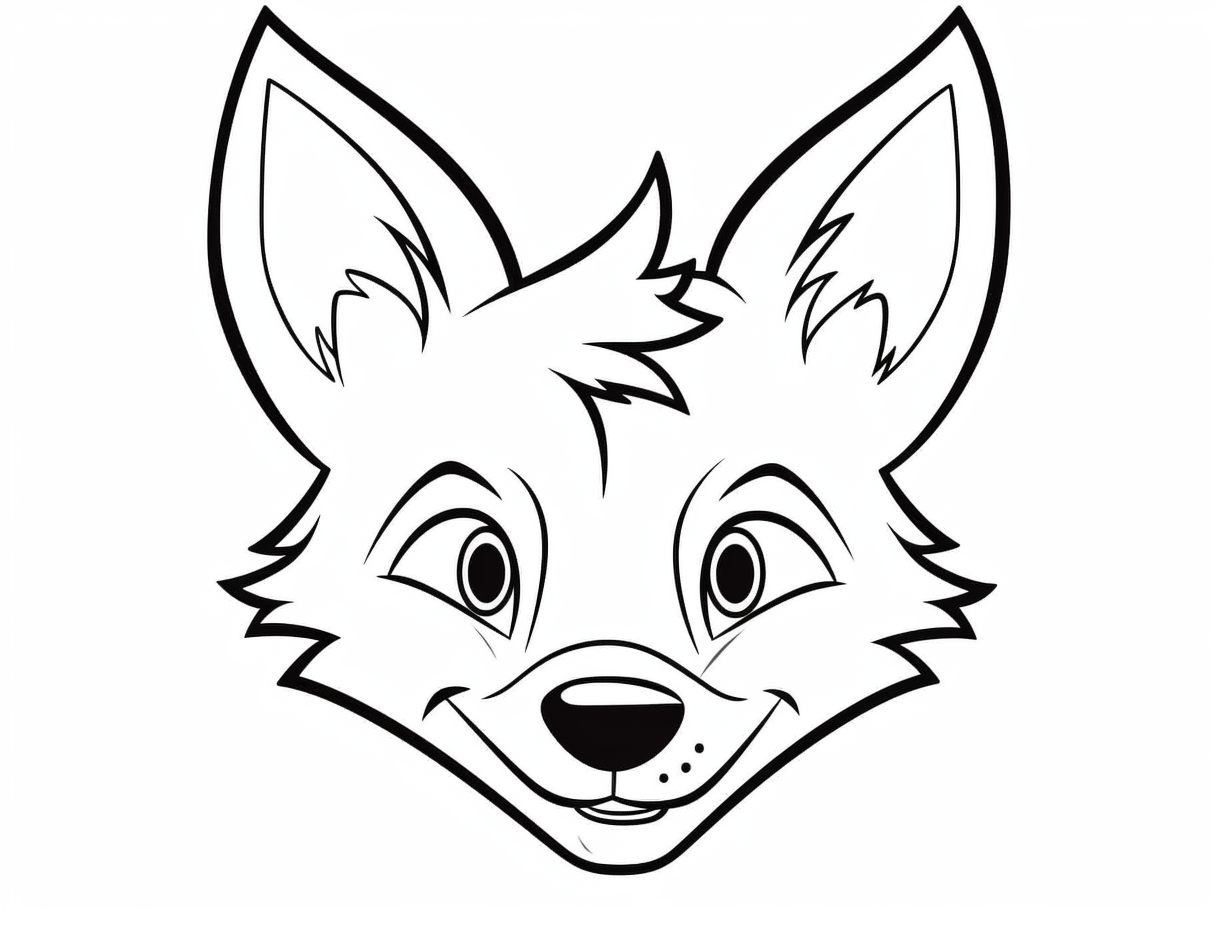 Red Wolf Coloring Sheet Coloring Page