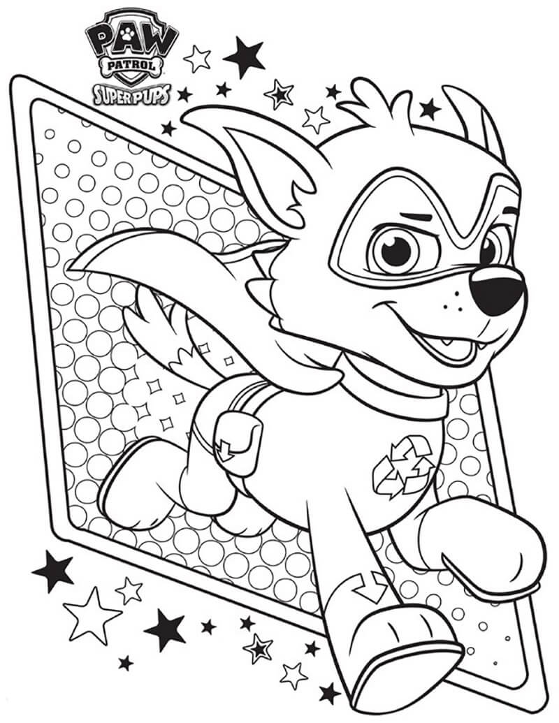 Rocky Paw Patrol Coloring Page Free Printable Coloring Pages For Kids