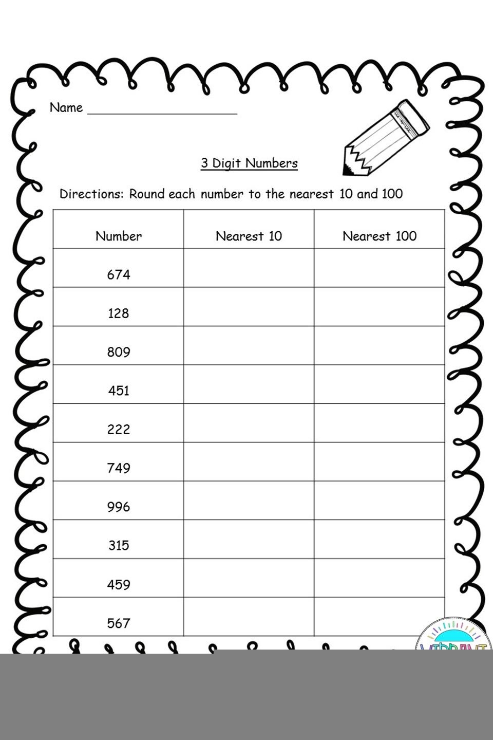 Rounding Printable Worksheets Common Core Worksheets