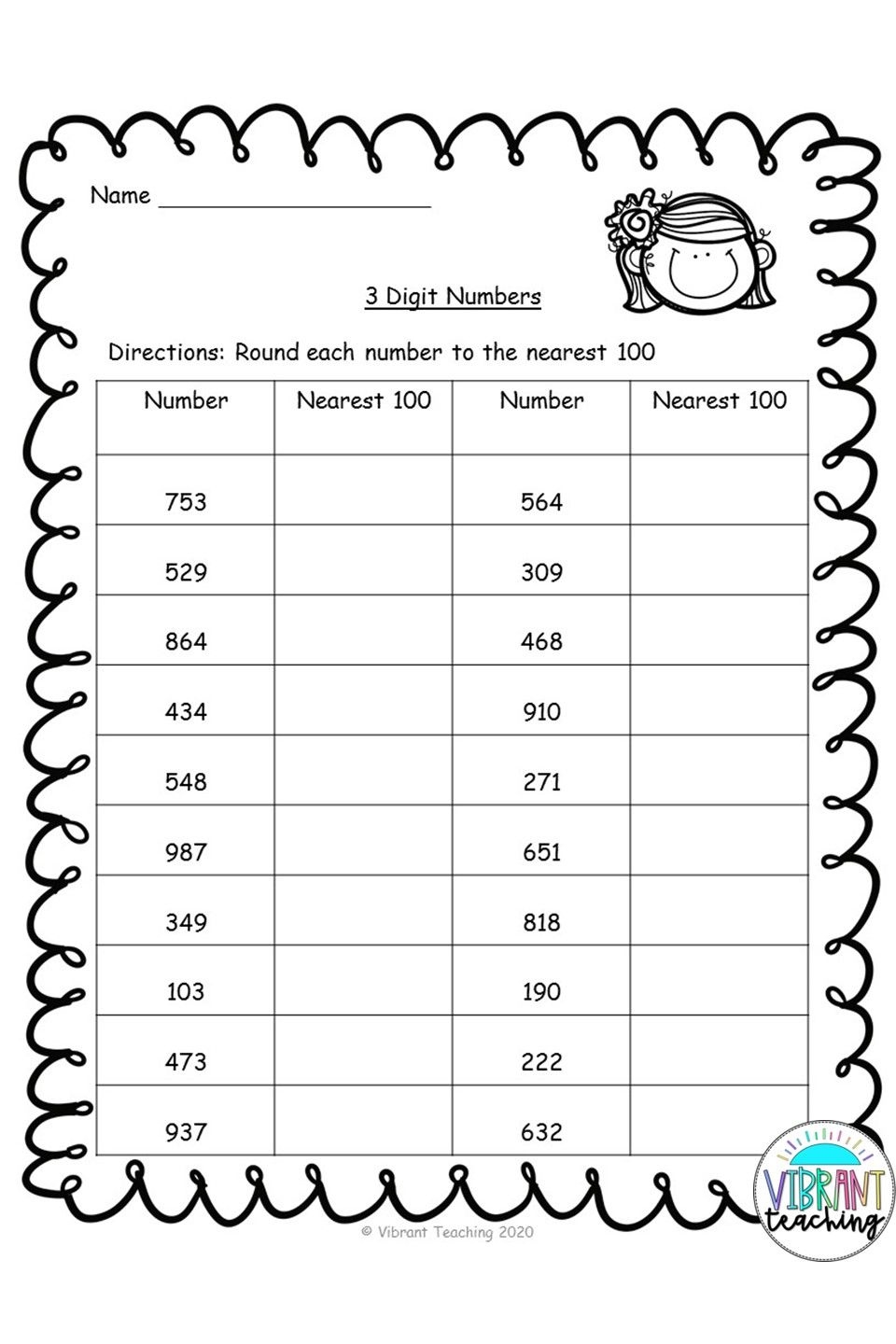 Rounding Printable Worksheets Common Core Worksheets