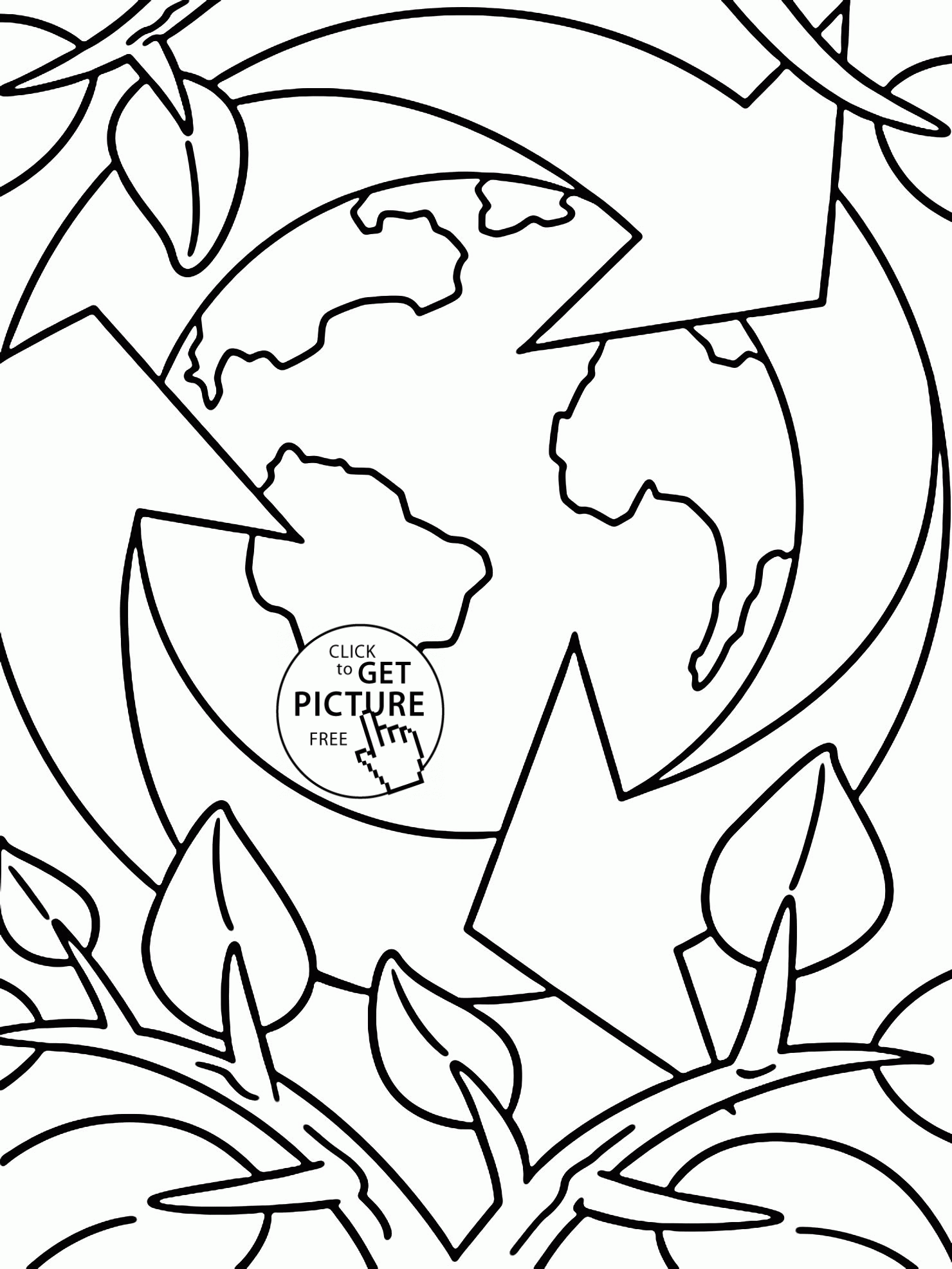 Save Earth Coloring Pages Coloring Home