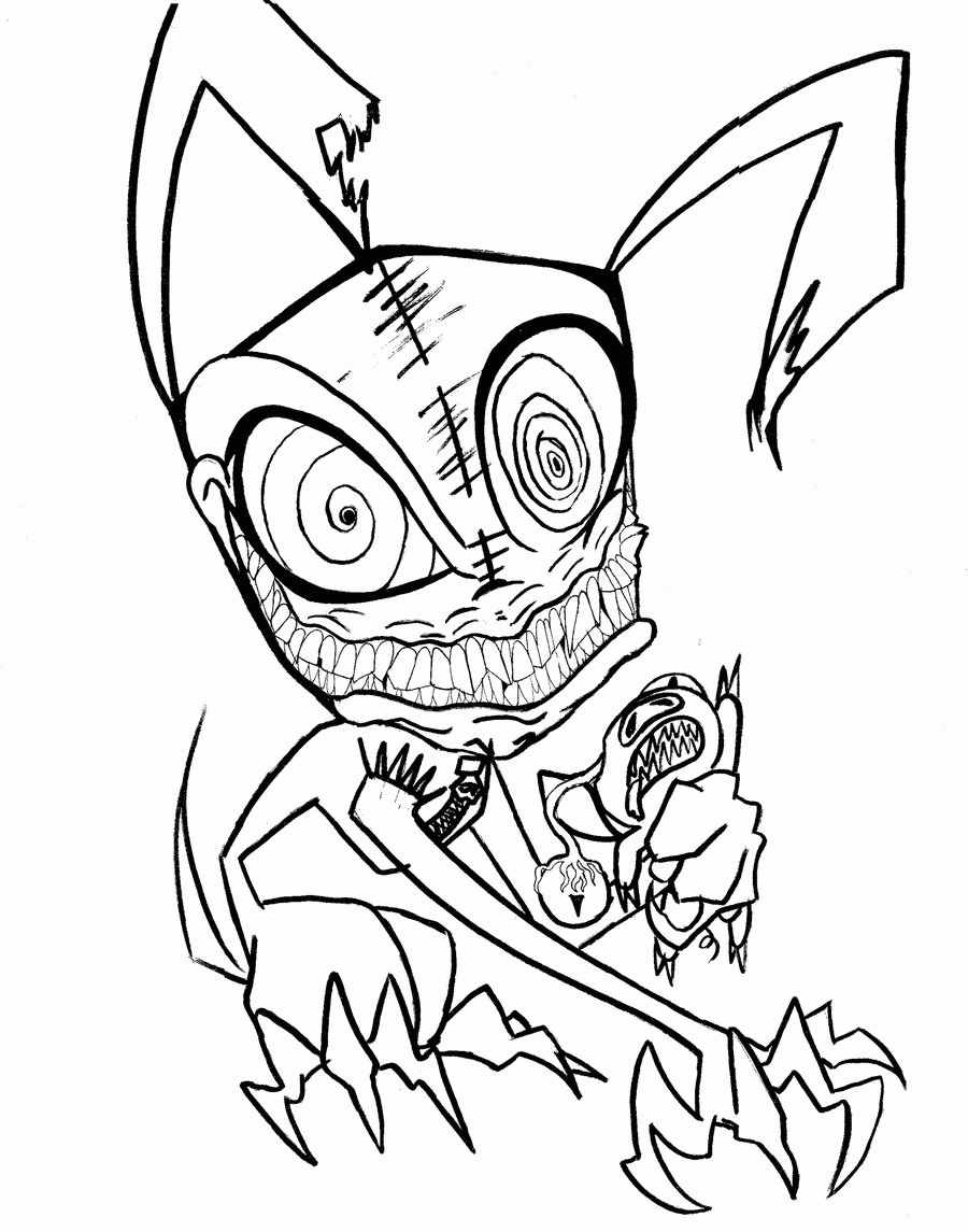 Scary Coloring Pages Best Coloring Pages For Kids