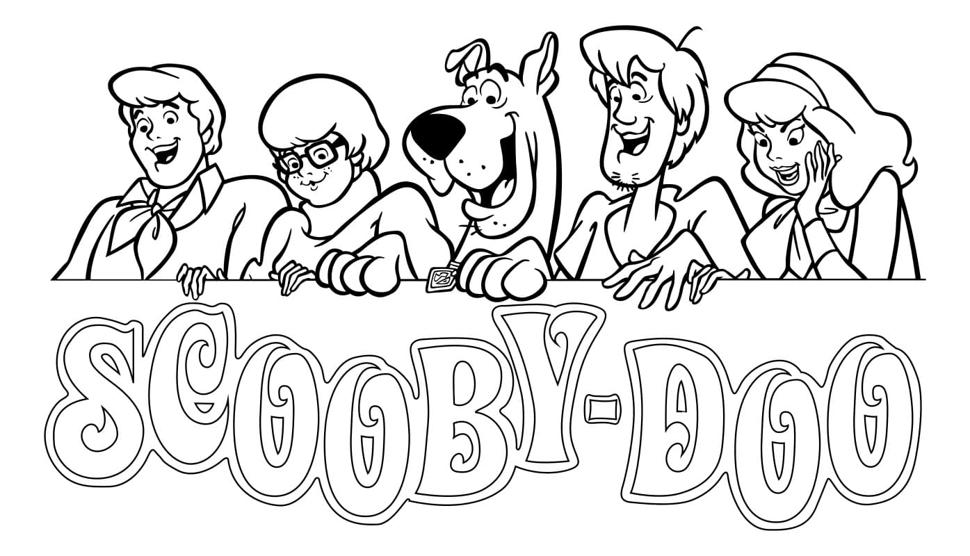 Scooby Doo Coloring Book 400 Coloring Pages