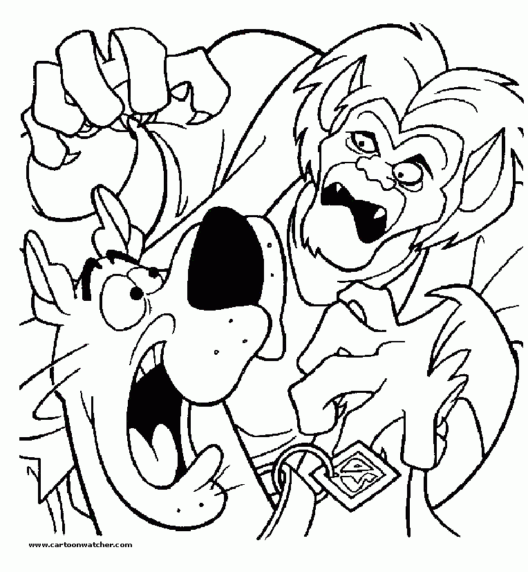Scooby Doo Coloring Book Pages Coloring Home