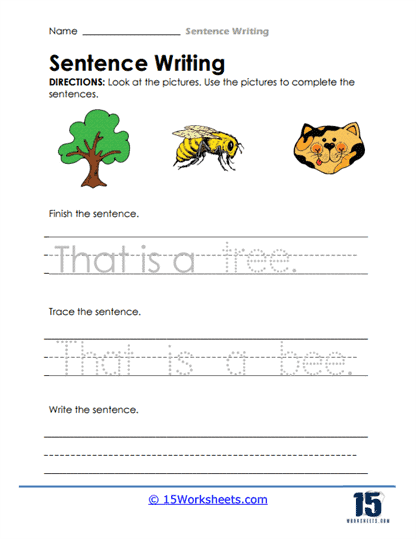 Sentence Building Worksheets Infoupdate