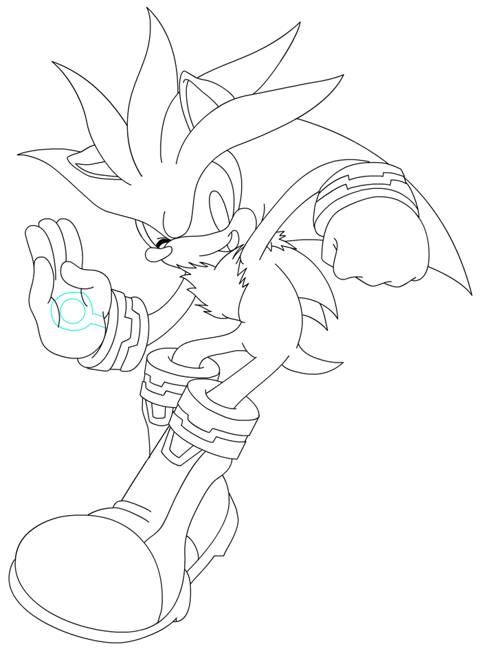 Shadow The Hedgehog Coloring Pages To Print Coloring Home