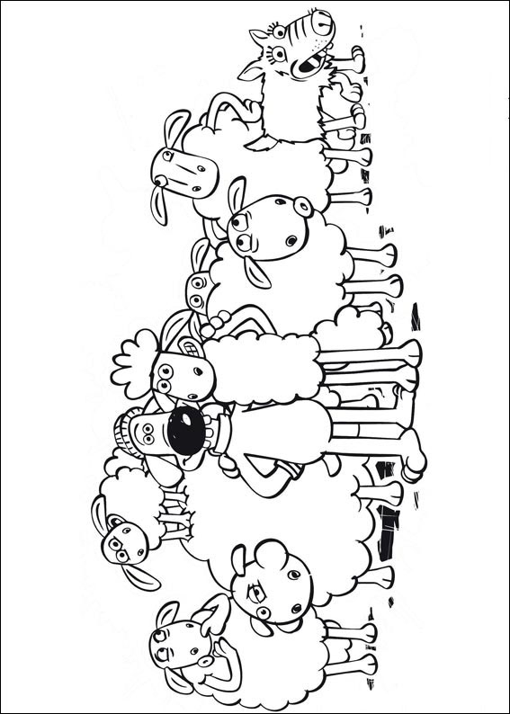 Shaun The Sheep Coloring Pages Books 100 FREE And Printable 