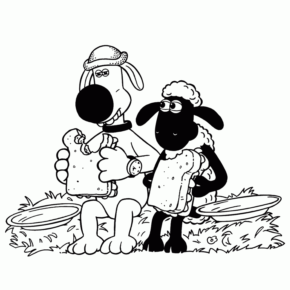 Shaun The Sheep Coloring Pages Books 100 FREE And Printable 