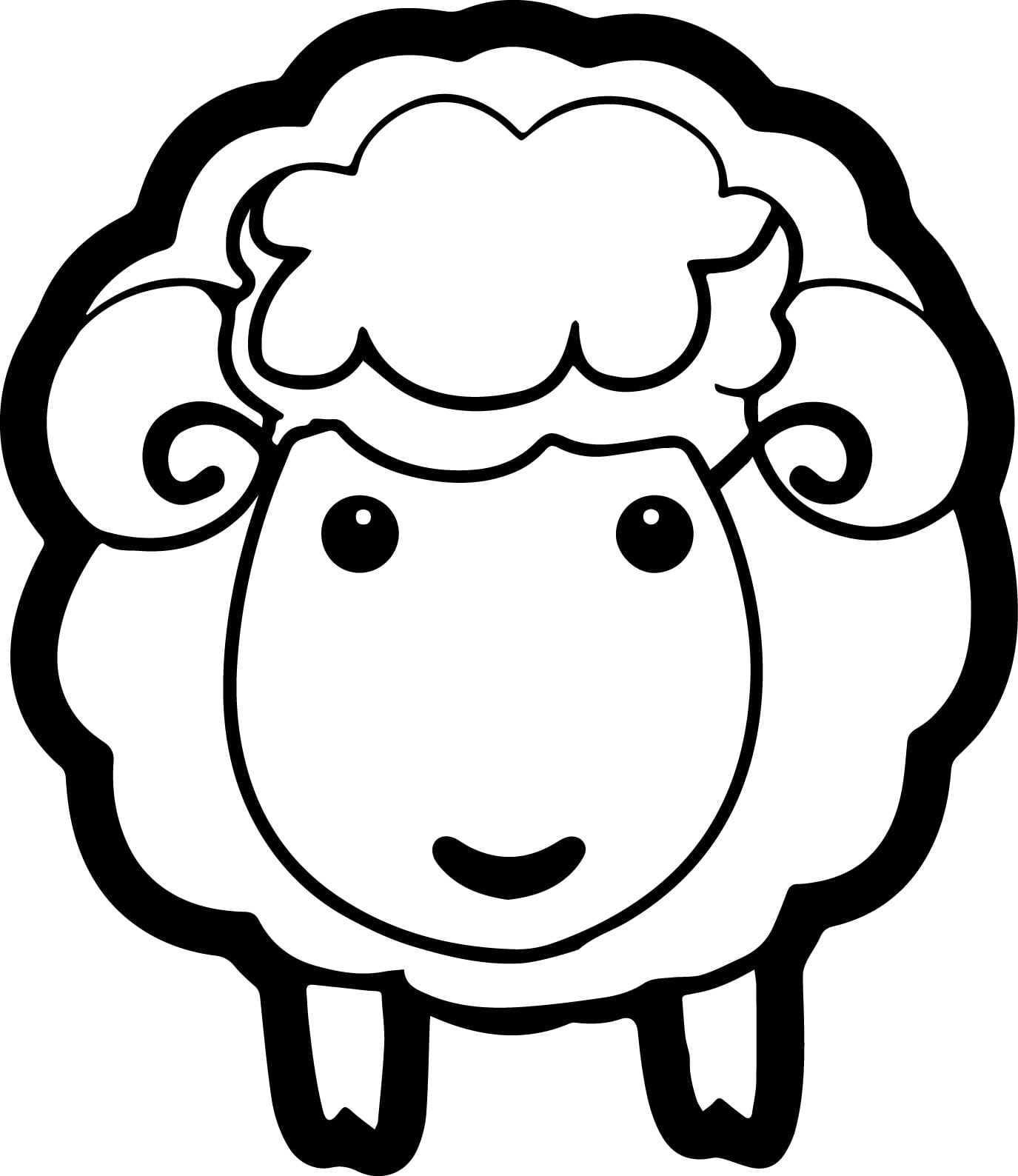 Sheep Coloring Pages Wecoloringpage