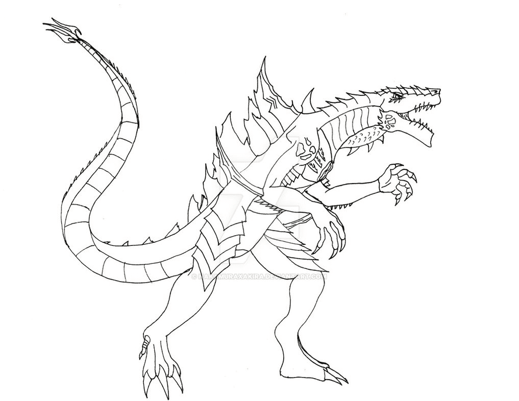 Shin Godzilla Coloring Page Free Printable Coloring Pages