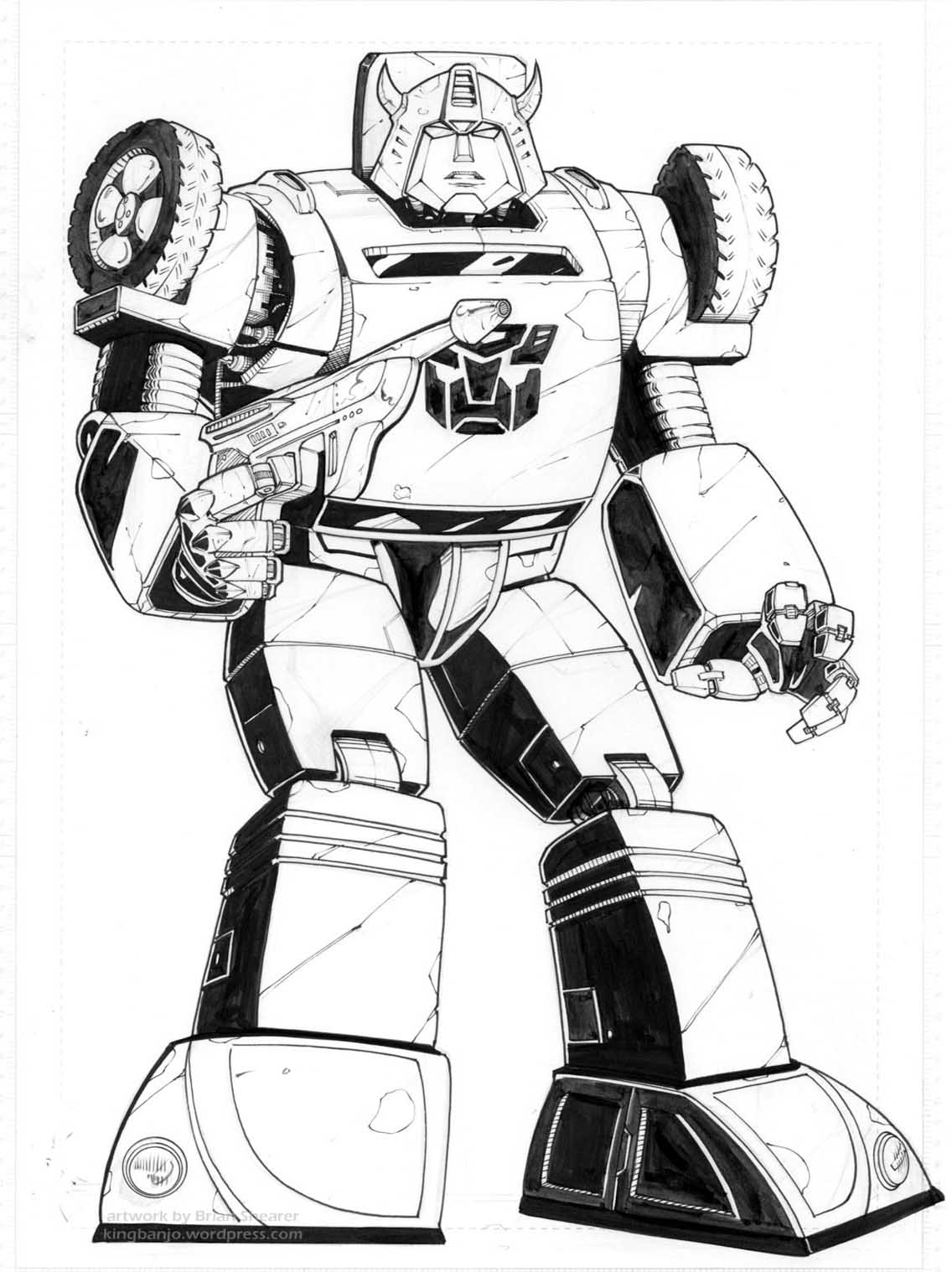 Shockwave Transformer Coloring Page Free Coloring Pages Online