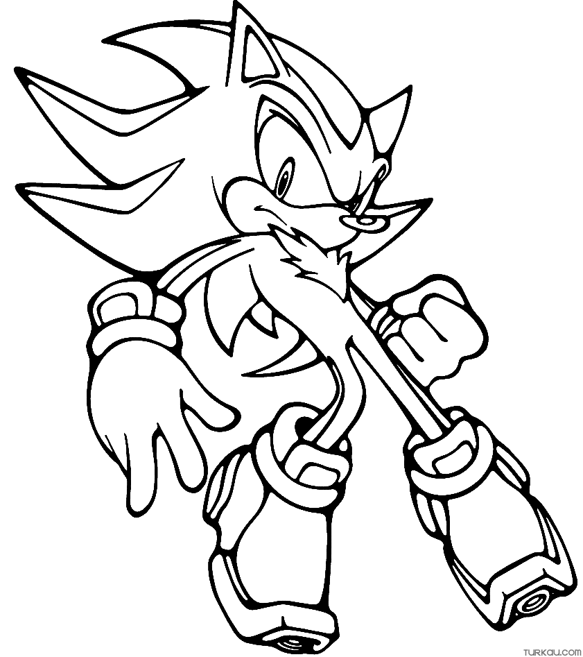 Silver Sonic Coloring Pages Printable Coloring Pages