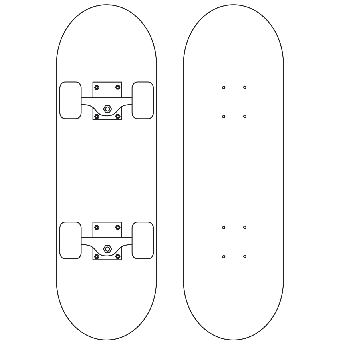 Skateboard Coloring Page free Babadoodle