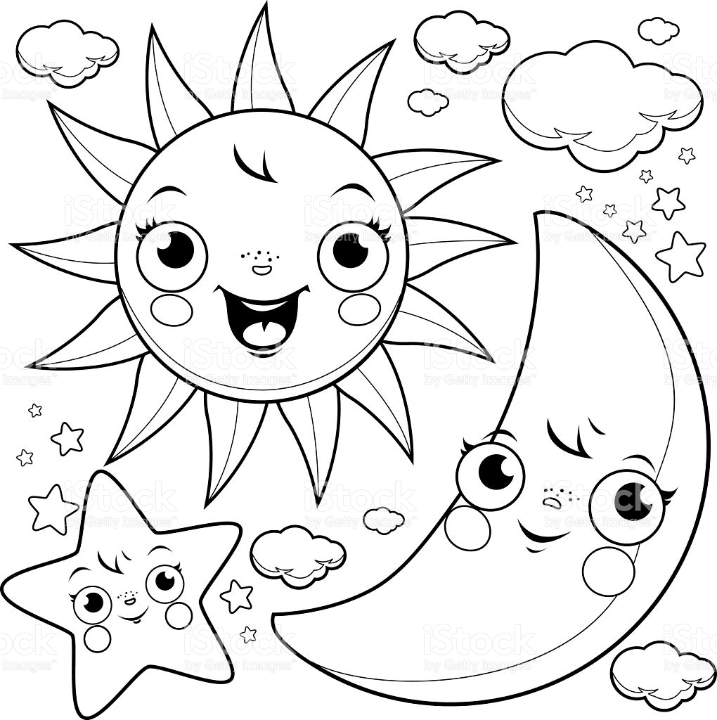 Sky Coloring Page At GetColorings Free Printable Colorings Pages 
