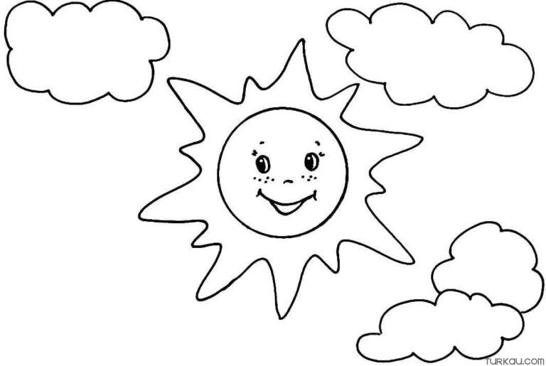 Sky Coloring Page Turkau