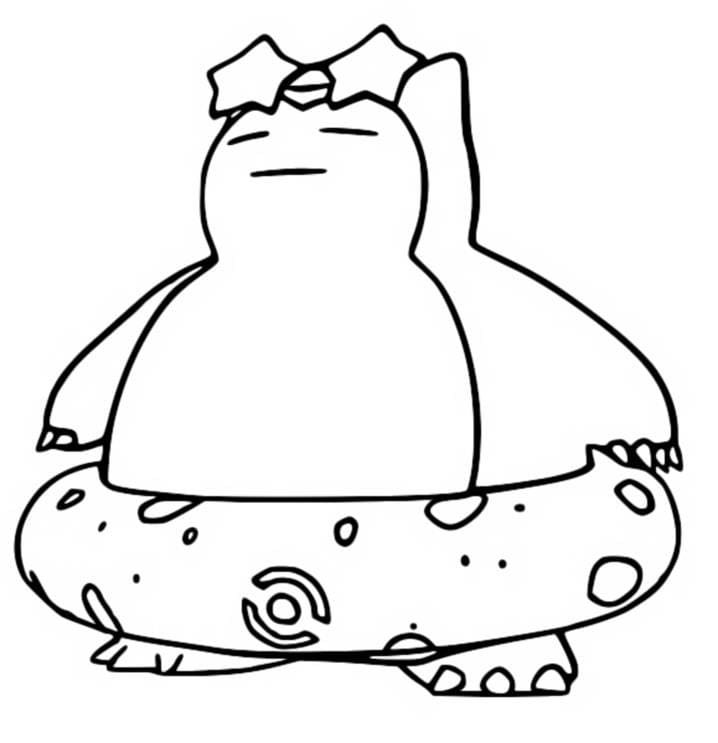 Snorlax Pokemon Coloring Page Free Printable Coloring Pages For Kids