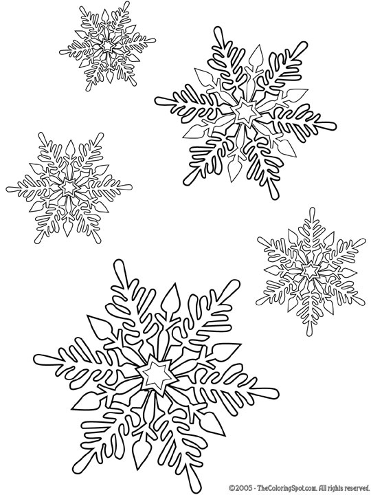 Snowflakes Coloring Page Audio Stories For Kids Free Coloring Pages