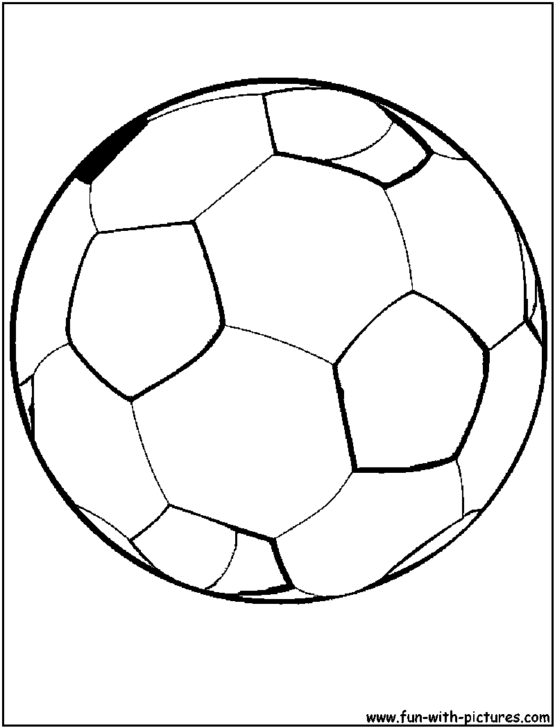 Soccer Ball Coloring Page Coloring Pages