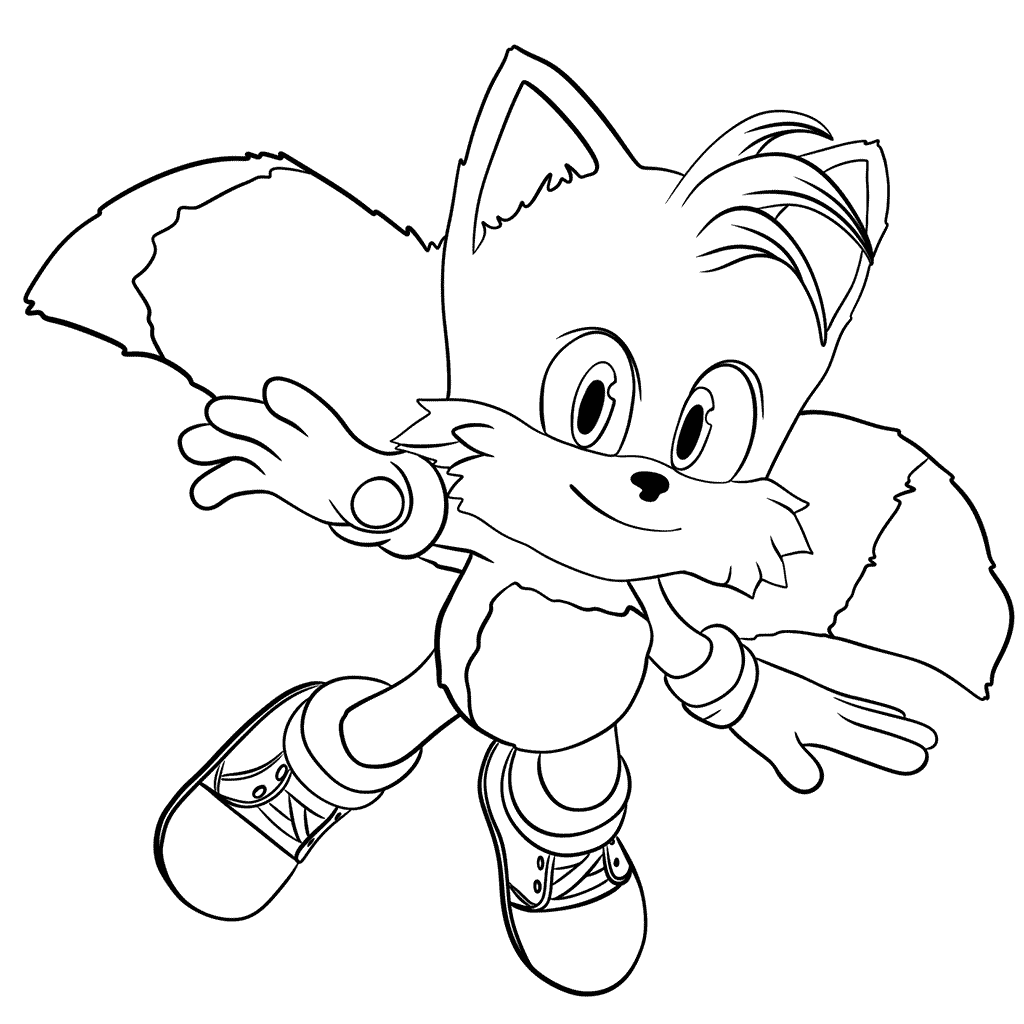 Sonic Colouring Pages Movie Printable Free Templates