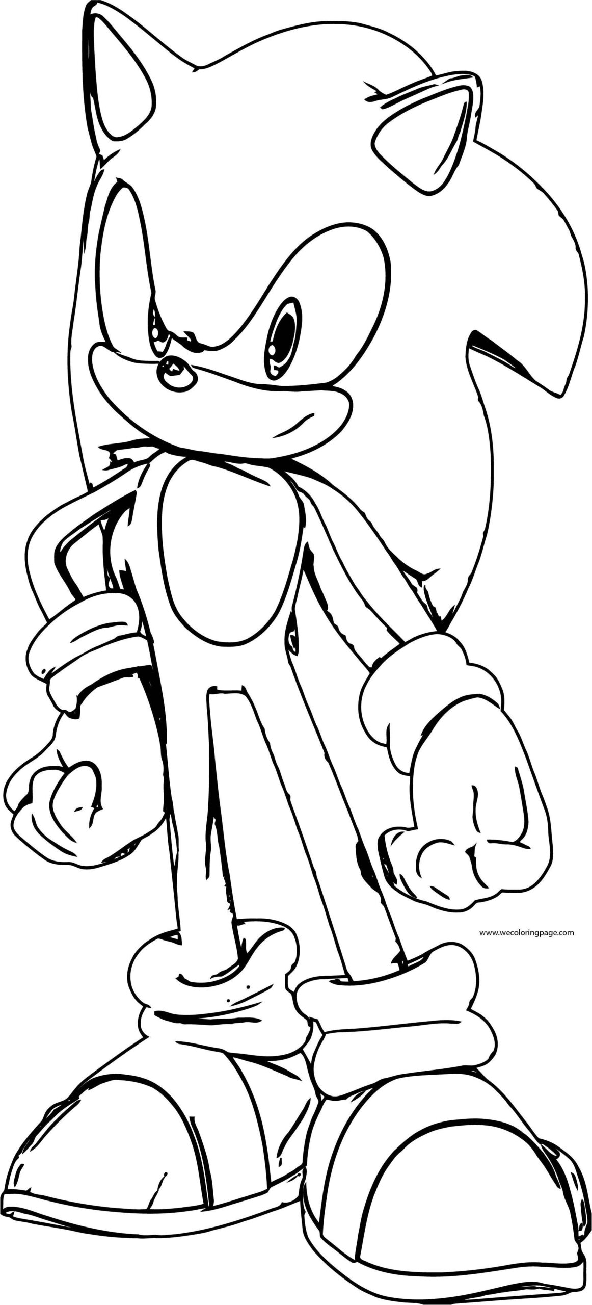 Sonic Colouring Pictures Fun Coloring Page