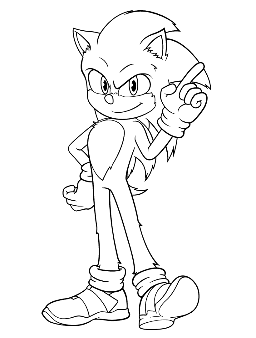 Sonic The Hedgehog 2 Coloring Pages Coloring Pages 