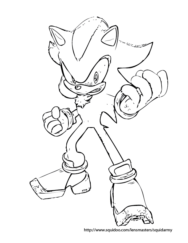 Sonic The Hedgehog Coloring Pages