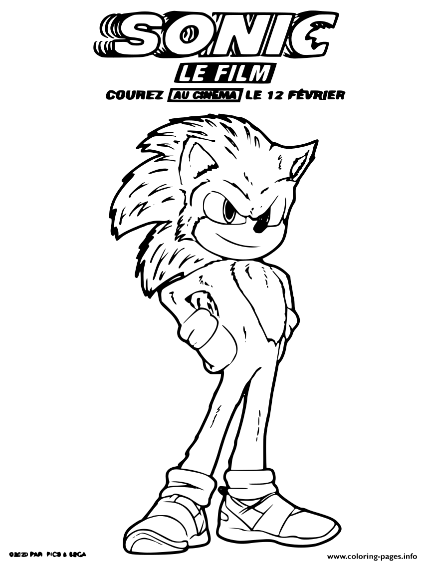 Sonic The Hedgehog Movie Coloring Pages Sonic Colorin Vrogue co