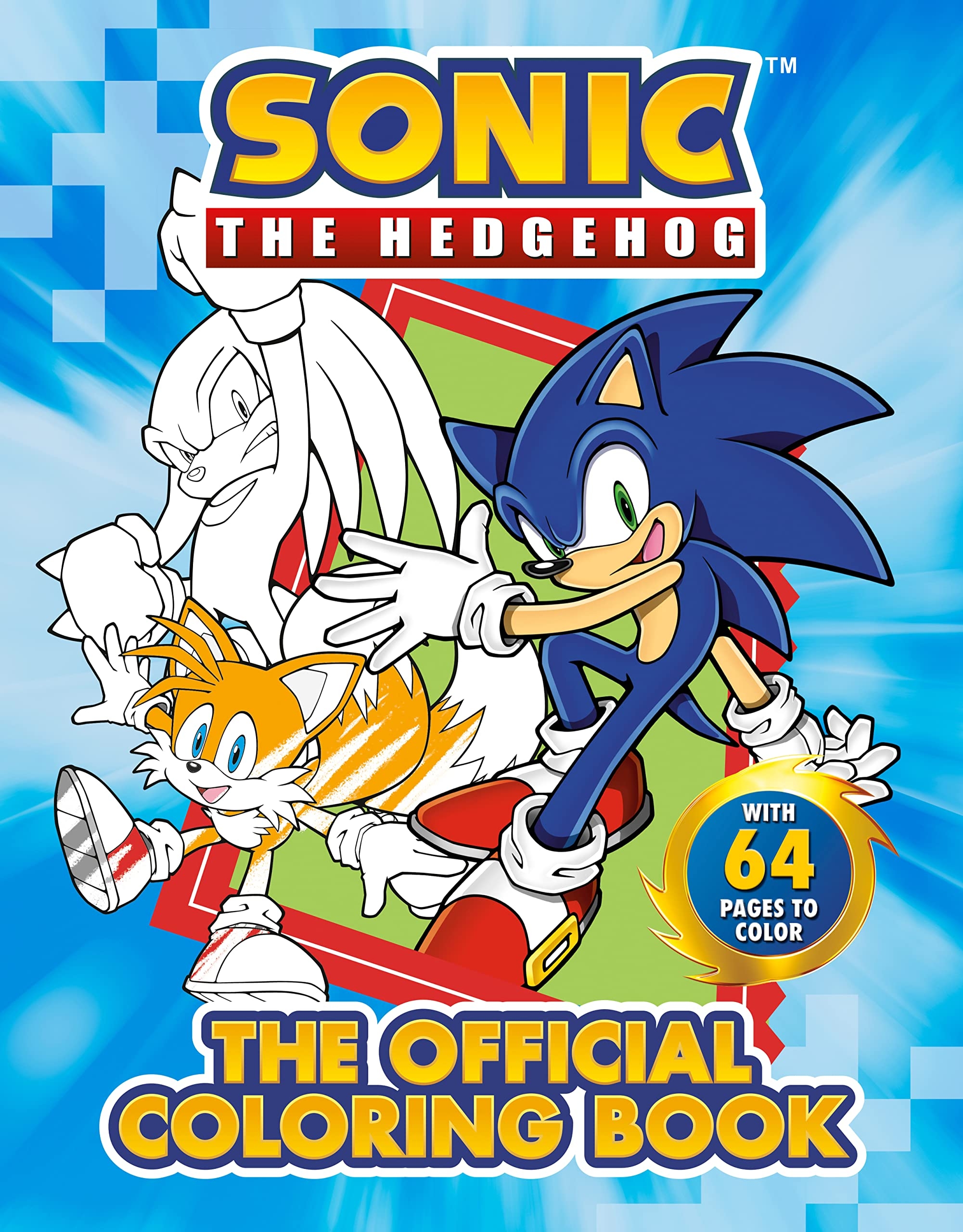 Sonic The Hedgehog The Official Coloring Book Starkidslearn