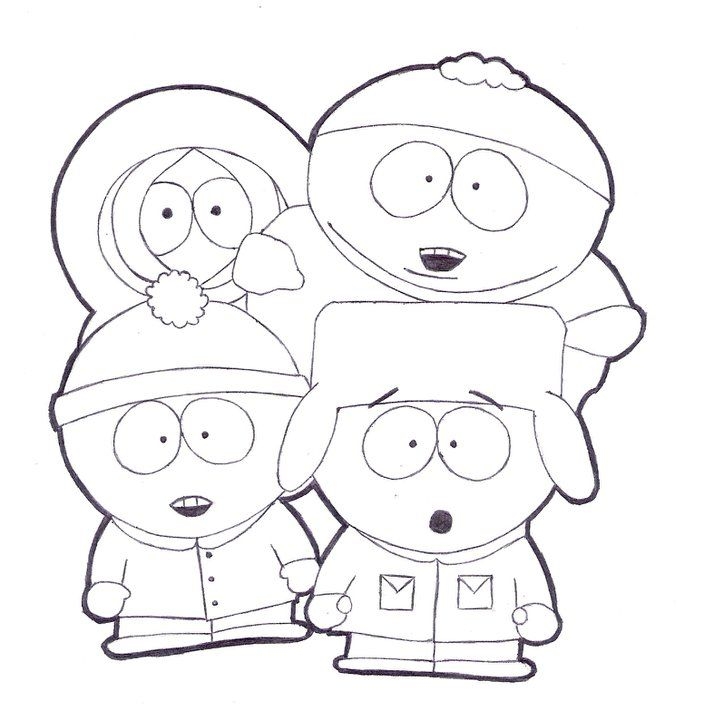 South Park Coloring Pages Coloring Home