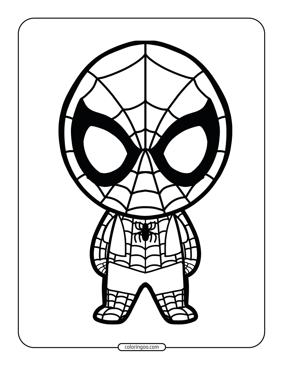 Spiderman Coloring Pages For Child Infoupdate