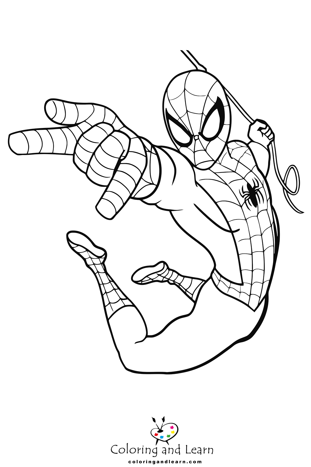 Spiderman Coloring Pages FREE 2024 Coloring And Learn