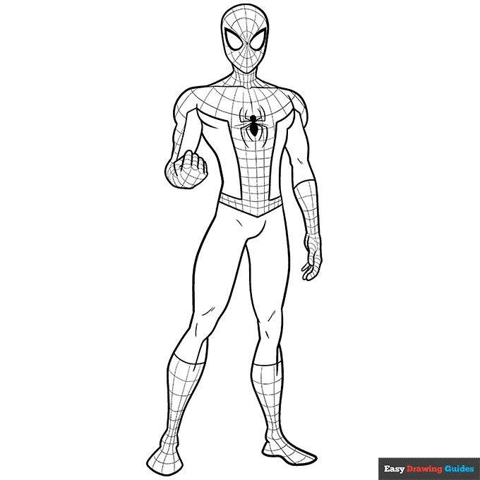 Spiderman Coloring Pages Free Pdf Infoupdate