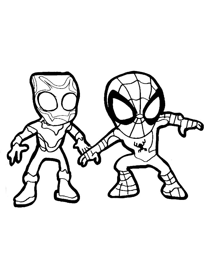 Spidey And His Amazing Friends Coloring Pages