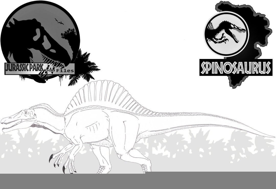 Spinosaurus Coloring Page Spinosaurus Drawing And Dinosaur Coloring