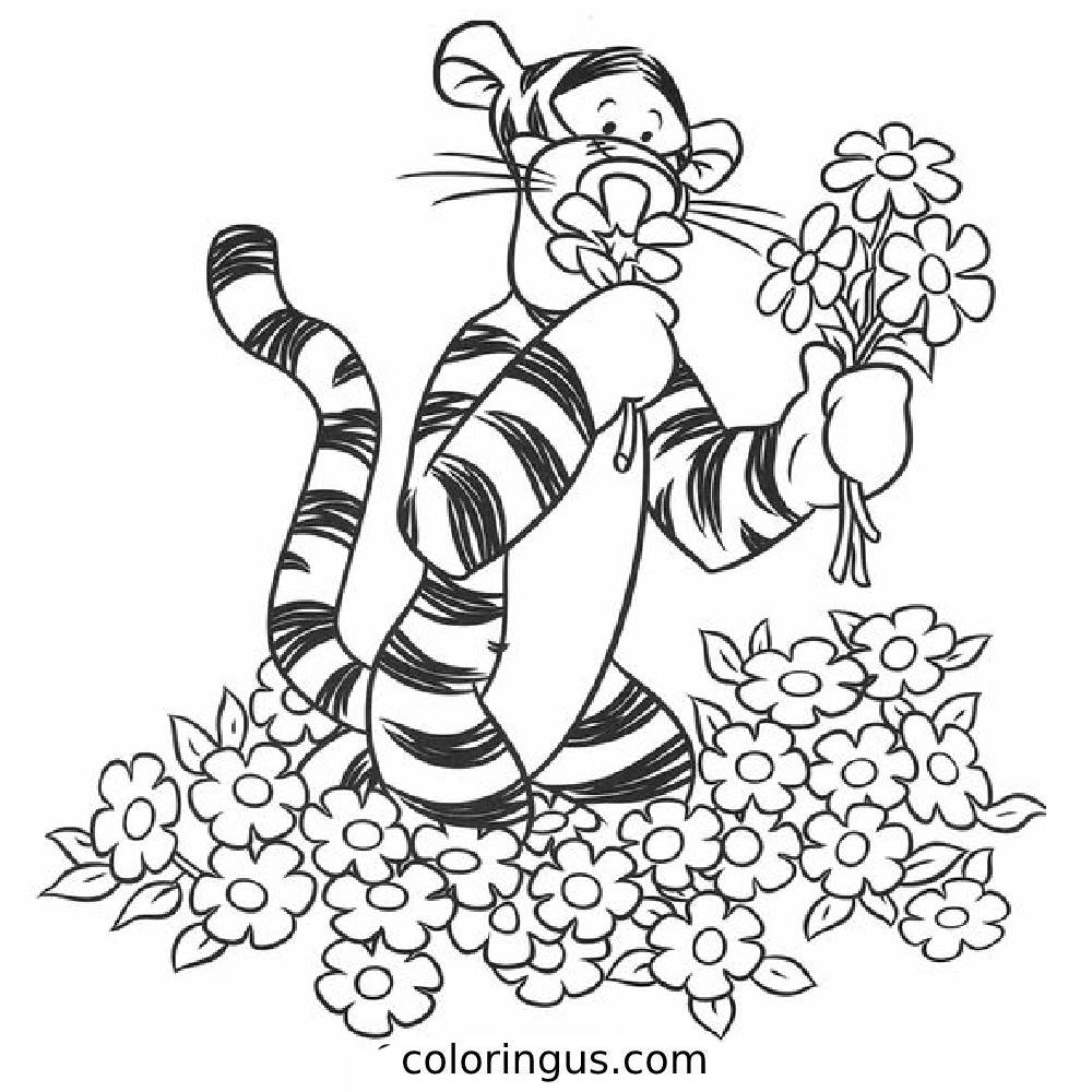 Spring Coloring Pages Free Printable PDF 