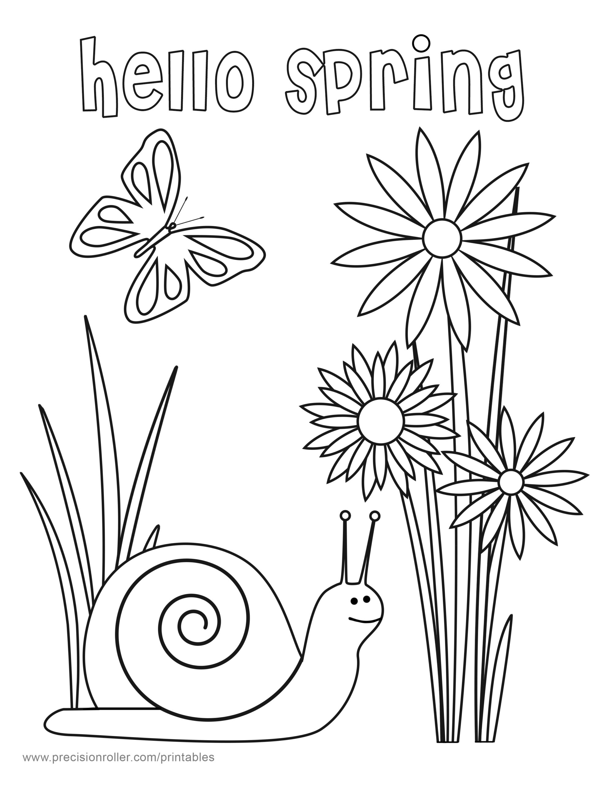 Spring Coloring Sheets Spring Coloring Pages 2018 Dr Odd Spring 