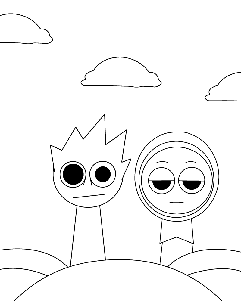 Sprunki Coloring Pages To Print