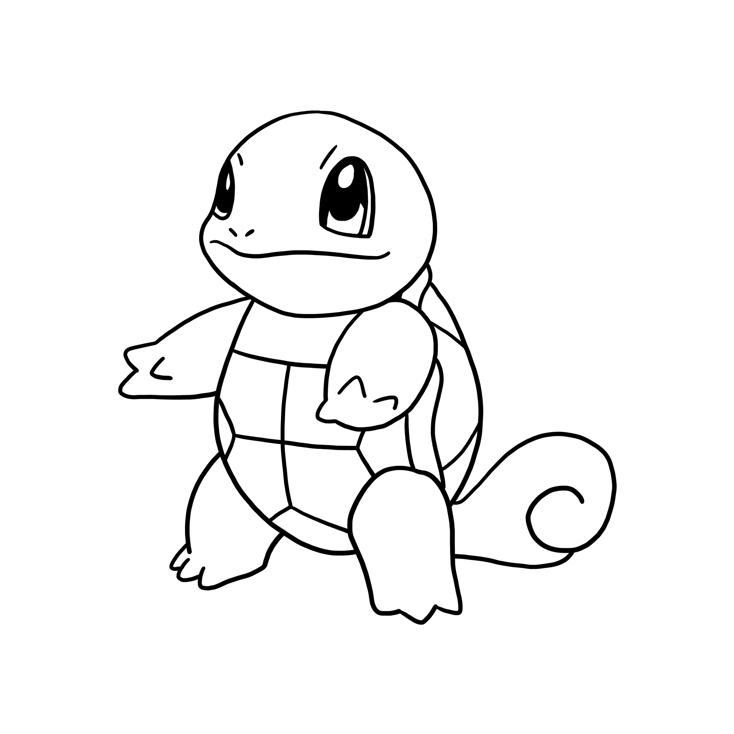 Squirtle Coloring Page Coloring Home