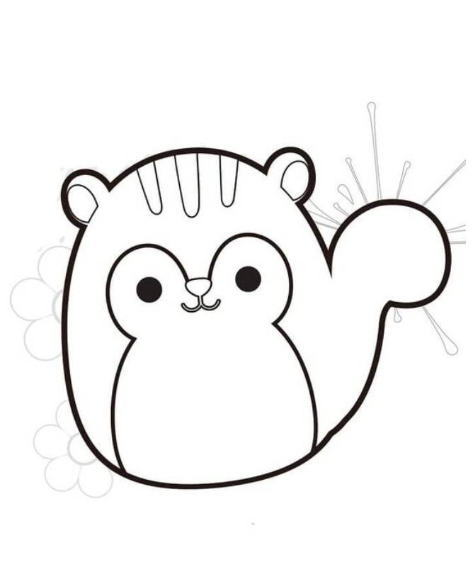 Squishmallow Coloring Pages Free Printable PDF 
