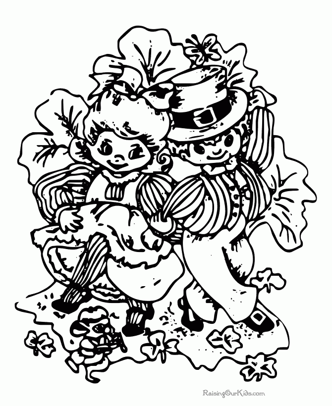 St Patrick Coloring Sheet 003