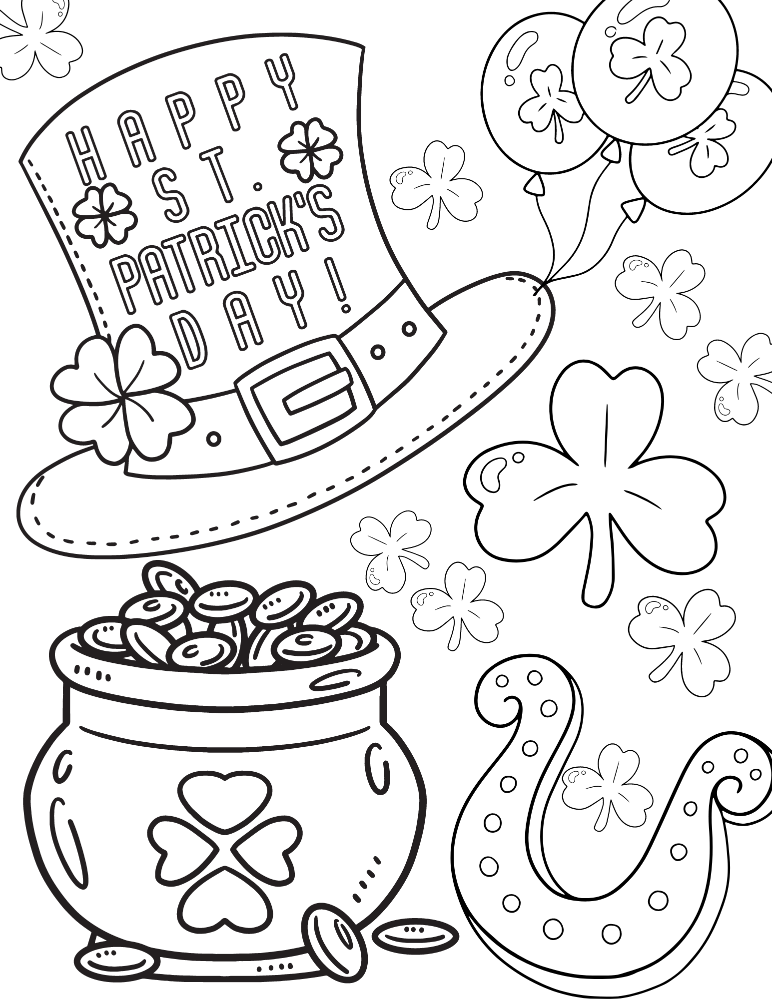 St Patrick S Day Free Download Coloring Sheet Colorin Vrogue co
