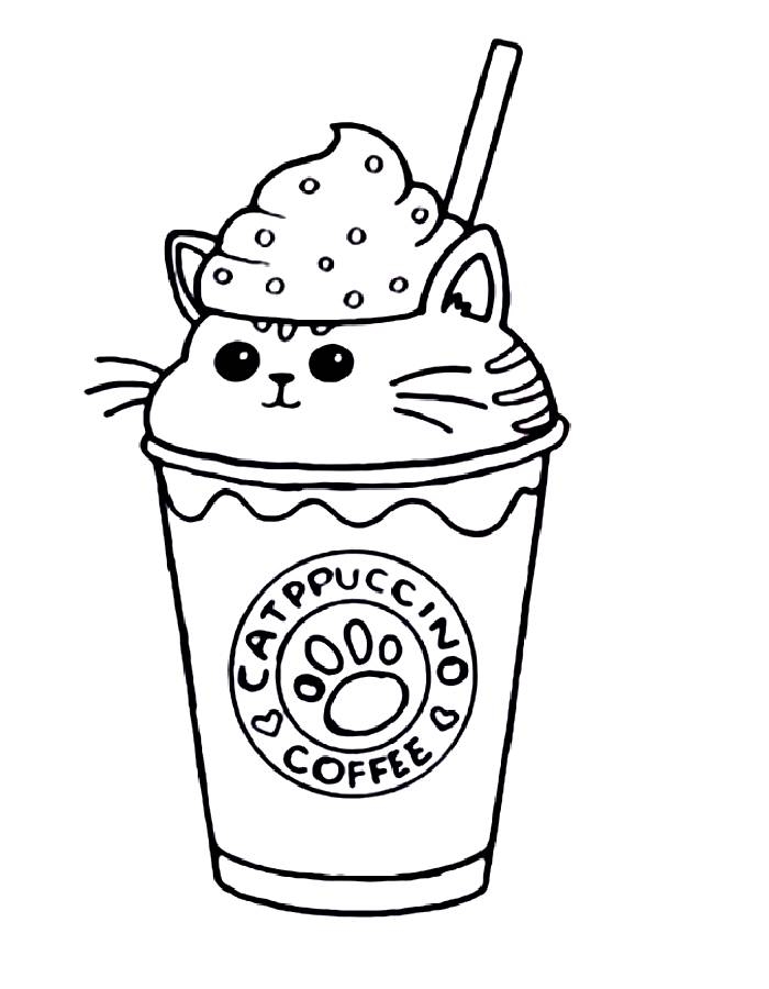 Starbucks Coloring Pages Free Printable PDF 