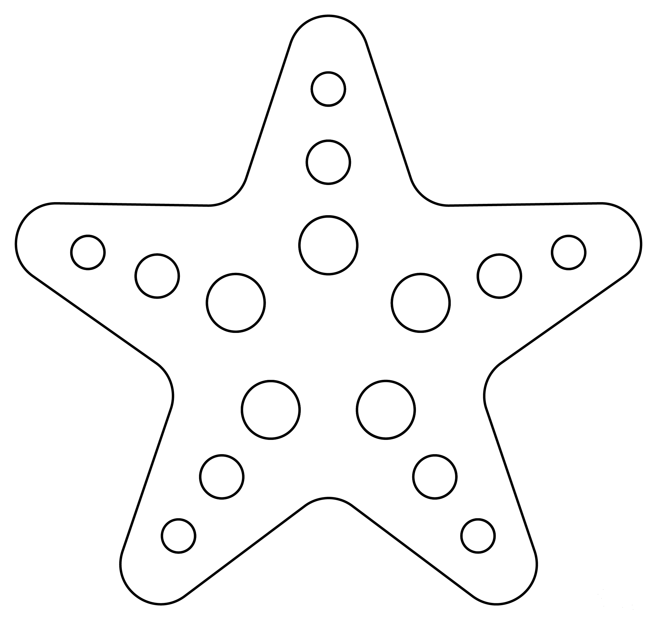 Starfish Coloring Page ColouringPages