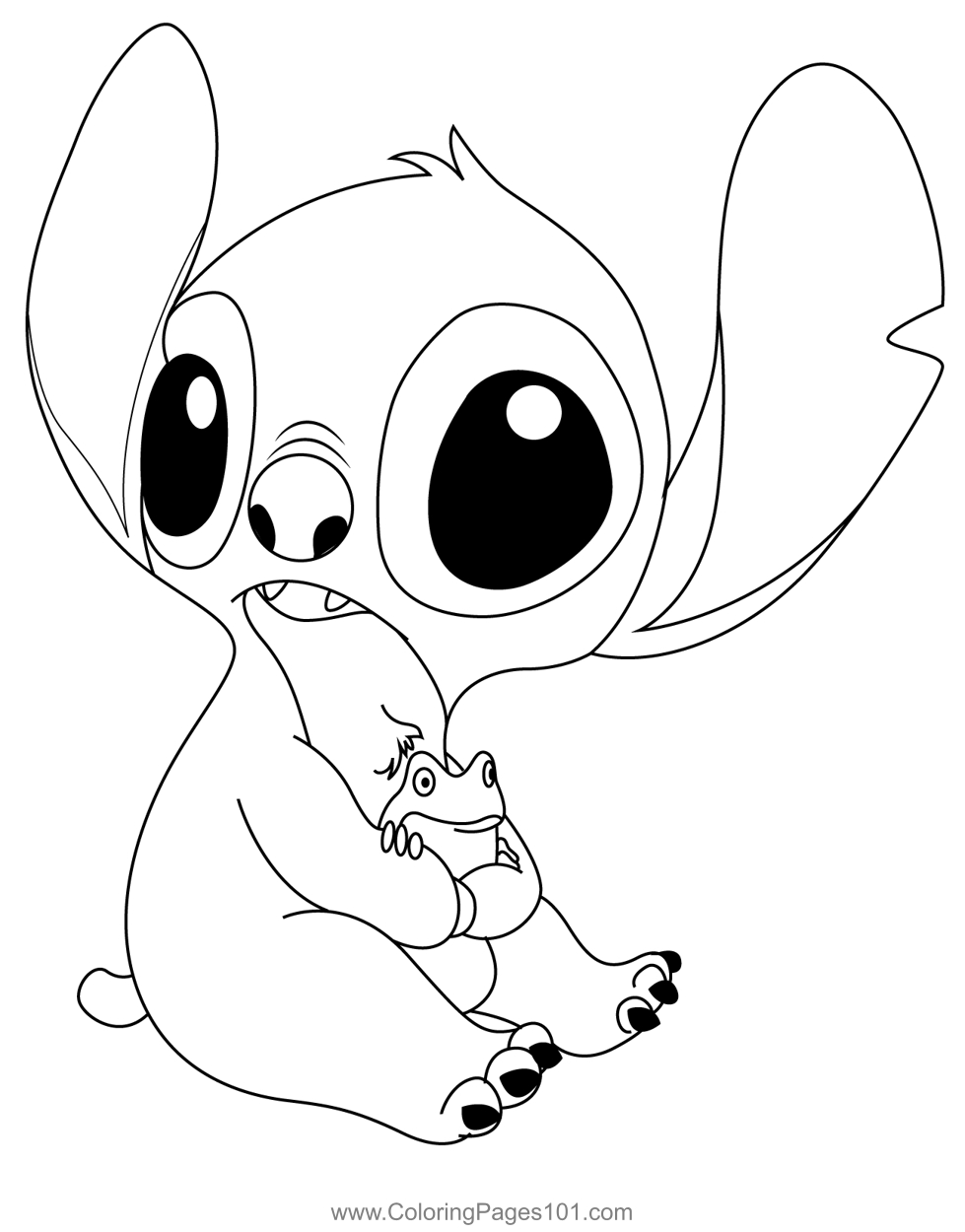 Stitch And Angel Coloring Pages FREE Printable 64 Bratz Coloring